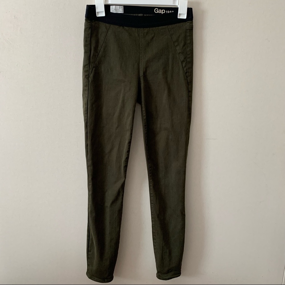 3 For $15 Gap Resolution Pull On Leggings Olive Green